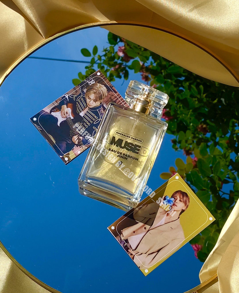 MUSE PERFUME BOTTLE / Gift for Army Fan / Blooming Serenade