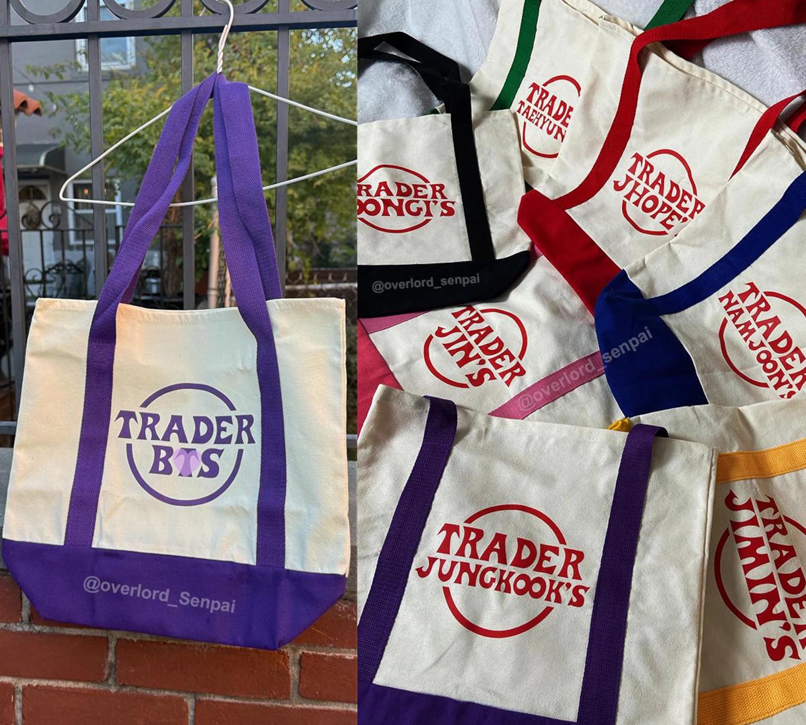 Bts Jin Trader Jin Bag - Etsy