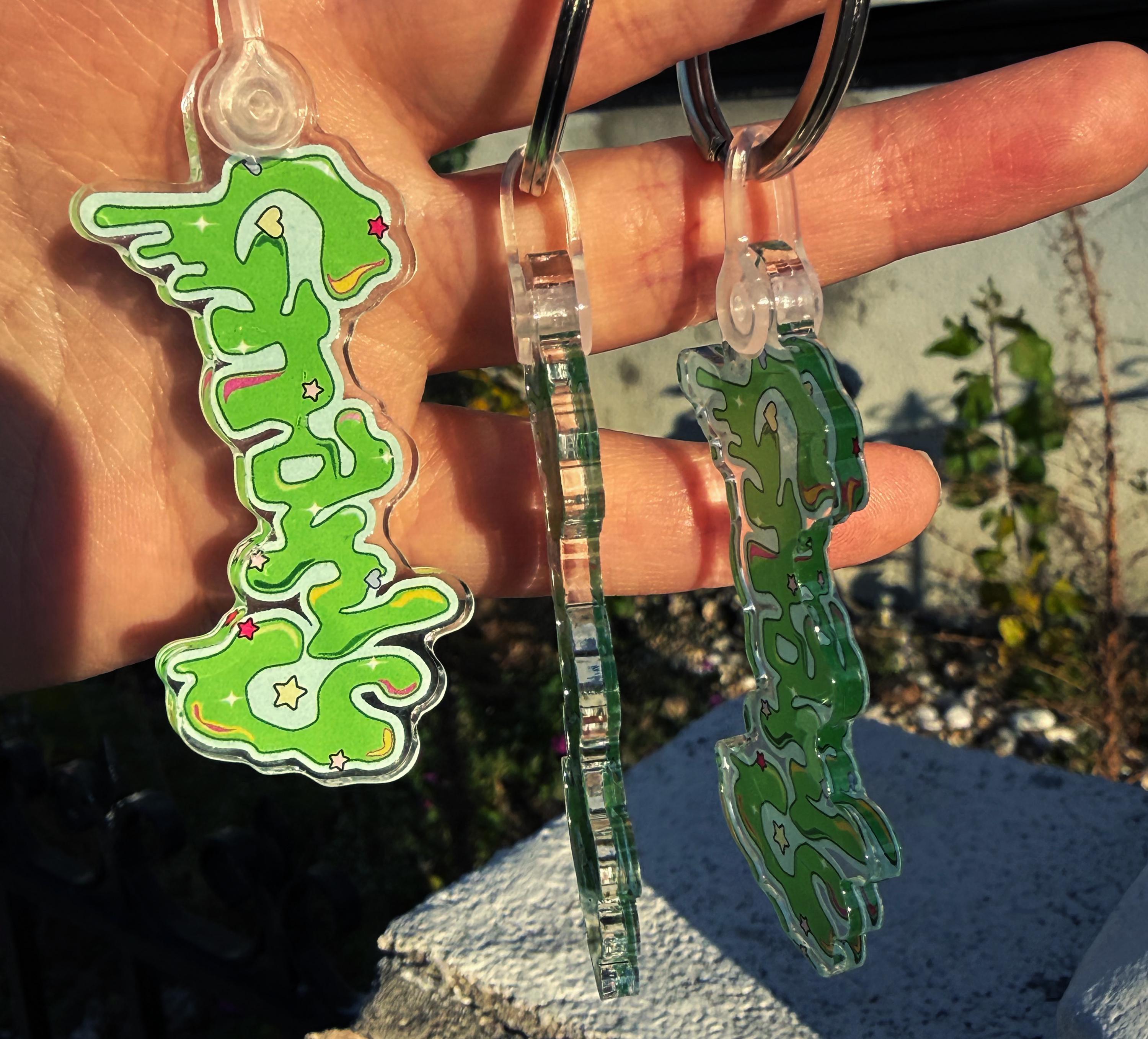 Gnarly Keychain Mini Acrylic Beautiful Chaos Tour Cute Kpop Gifts