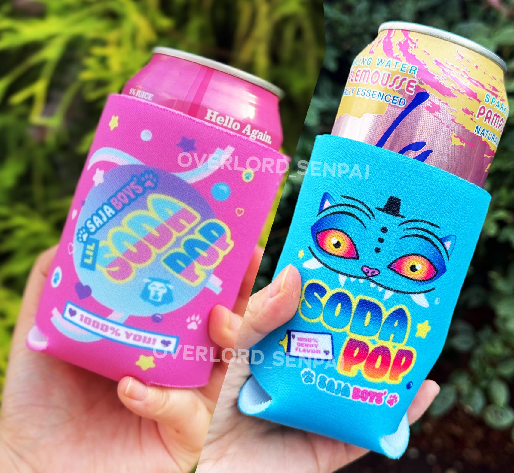 Demon Hunter Soda Pop Can Beverage Sleeve Cooler Foam Drink Cozy