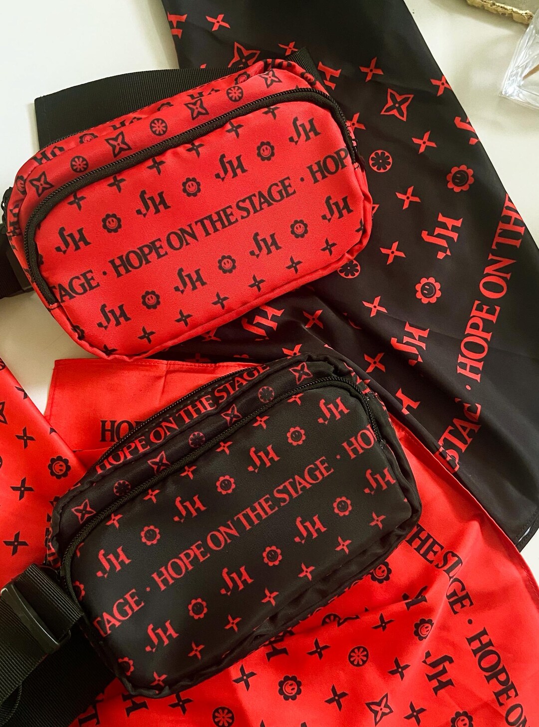 Jhope Hope on the Stage Lollapalooza Monogram Fanny Pack and