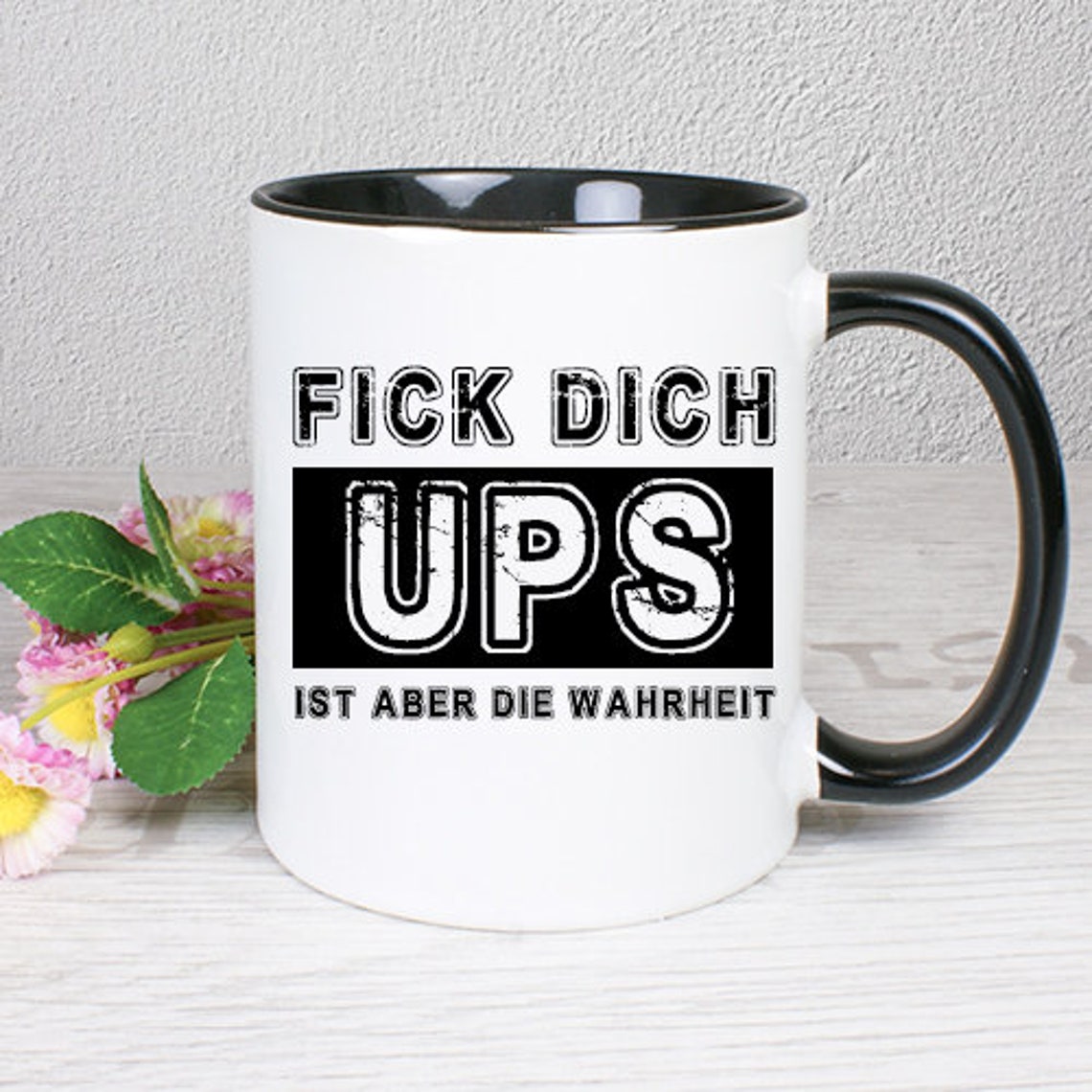 Tasse mit Spruch FICK DICH ups ist aber die Wahrheit 100 Etsy