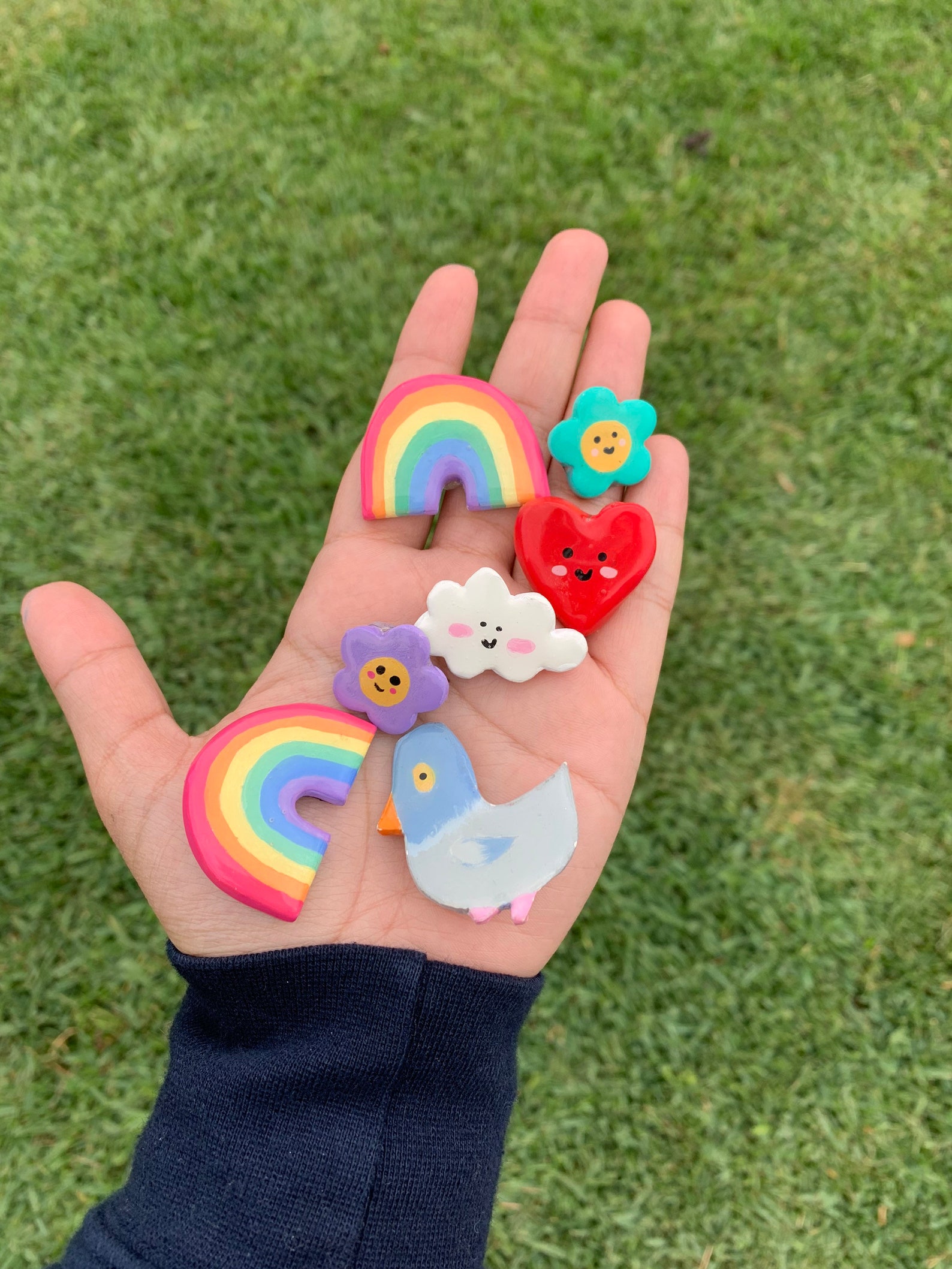 Handmade clay pins Etsy