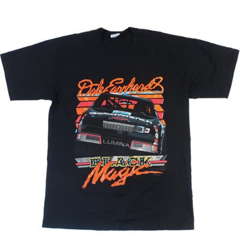 Vintage Dale Earnhardt Black Magic Nascar T-Shirt Unisex Tee | Etsy