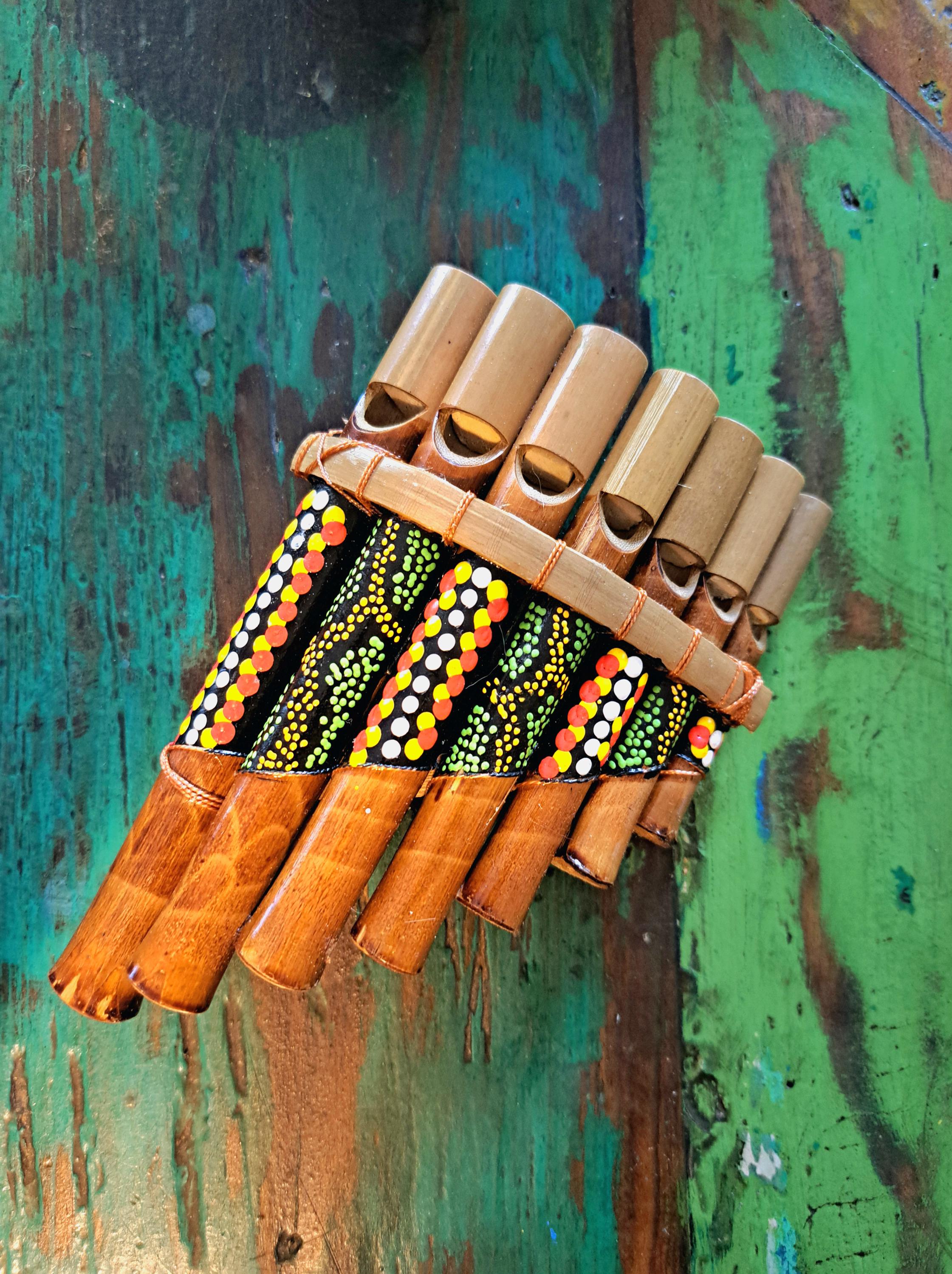 Flûte De Pan Débutant Flûte De Pan Bambou Eujgoov - 15 Tubes - Gamme G - Débutants Flûte Chinoise
