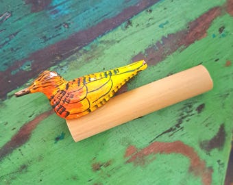 Bamboo duck call whistle