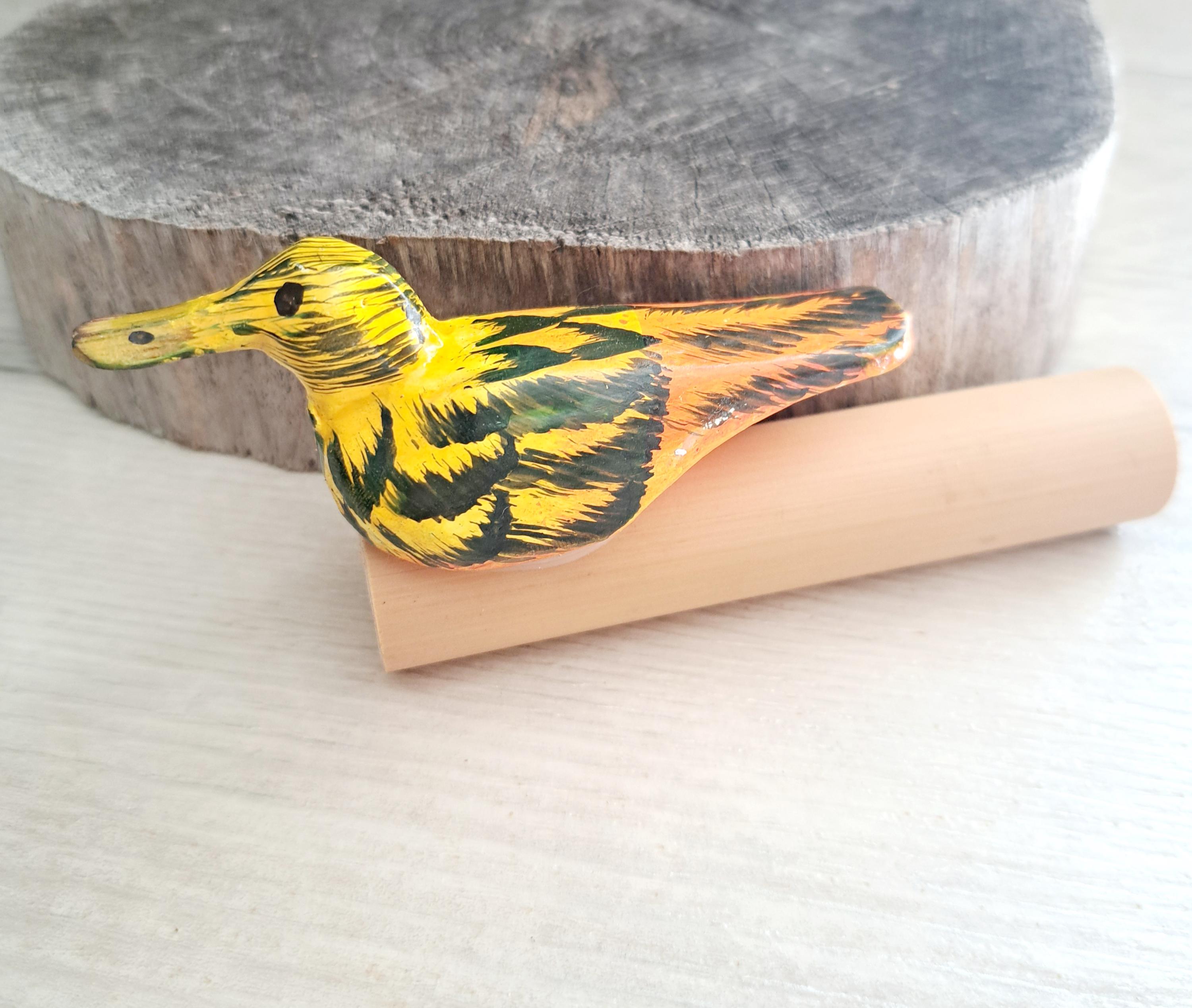 Bamboo duck call whistle