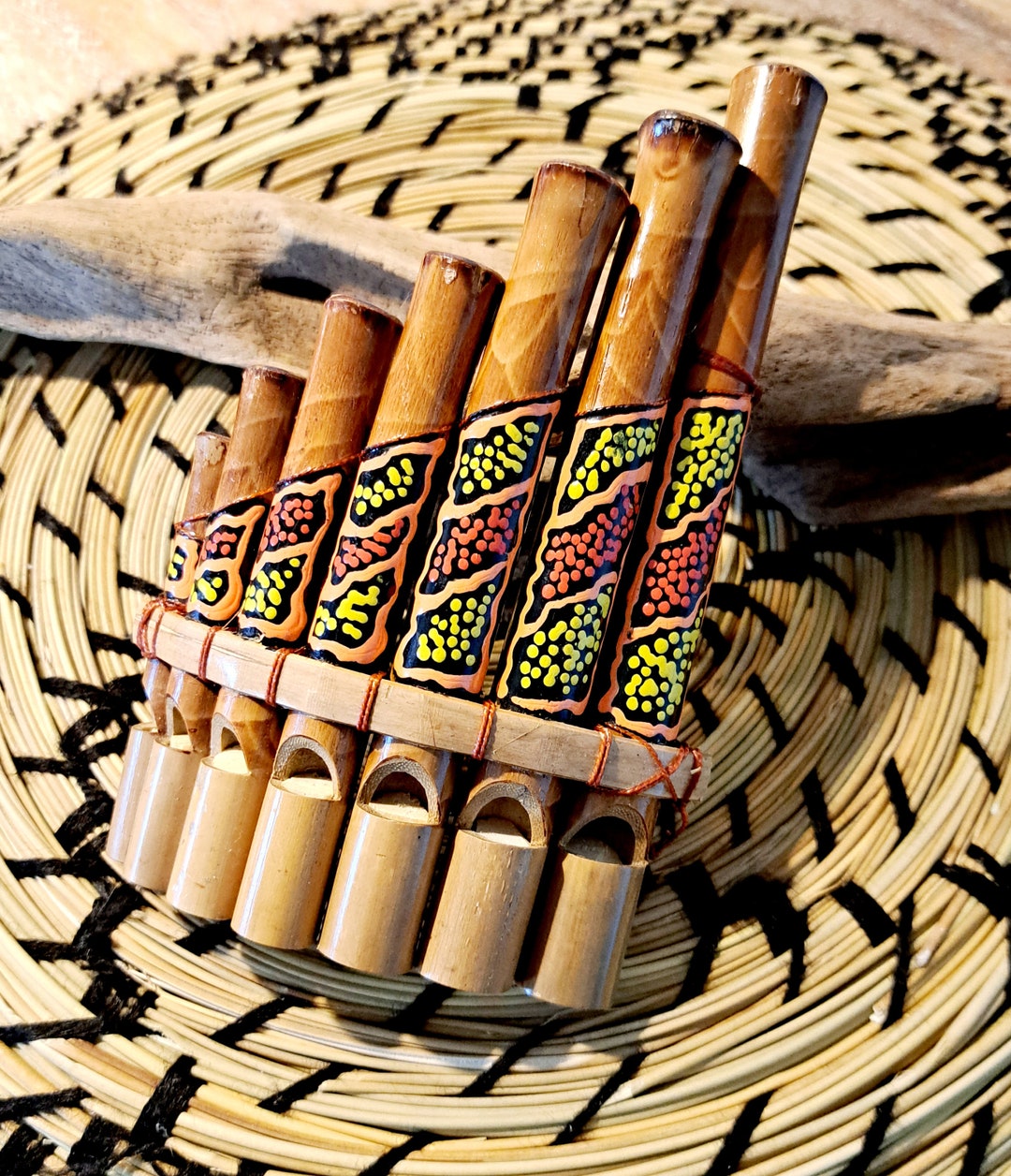 Handmade Bamboo Pan Flute Etsy