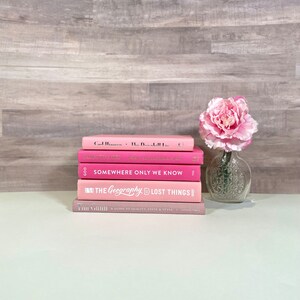 Decorative Books Pretty in Pink Preppy Room Decor Beautiful Pink Book ...
