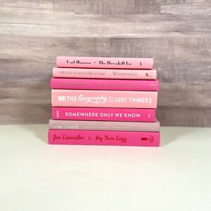 Decorative Books Pretty in Pink Preppy Room Decor Beautiful - Etsy