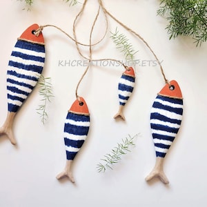 Wood Fish Nautical Decor School of Rustic Wooden Fish Ocean Kids Room Decor Fish Art Lake House Decor Rustic Beach House Decor Coastal Decor