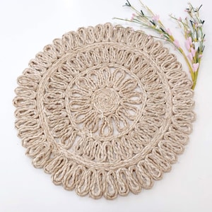 Natural Banana Bark Handwoven Wicker Wall Hanging Decor Raffia Boho Rattan Wall Decor Bohemian Home Decor Ethnic Wall Art Unique Table Decor