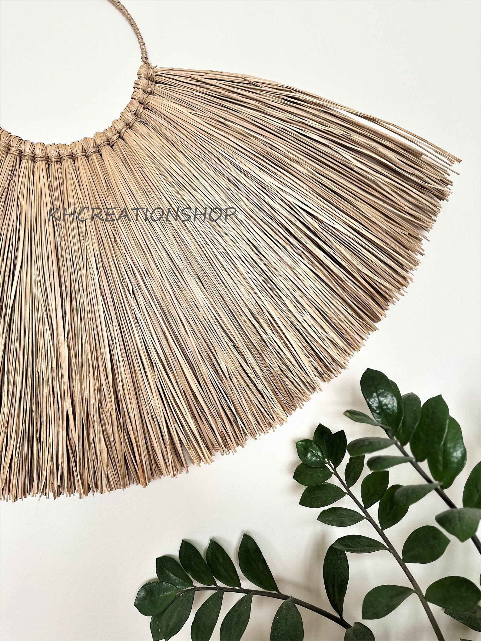 Photo inspiration: Picture Idea: Natural Seagrass Wall Hanging Decor Raffia Wall Decor Boho