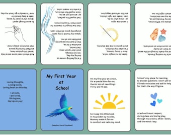 My First Year at School (Mummy to Child/GREEN) A pocket sized fold up book for your child starting school