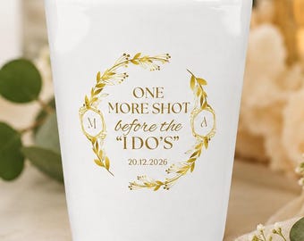 Rehearsal Dinner Shot Glass, Customized Wedding Shot Glassess