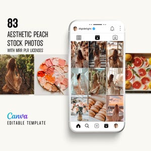 Spring Stock Photos | Spring Inspired Photography Social Media Instagram Post | MRR PLR License