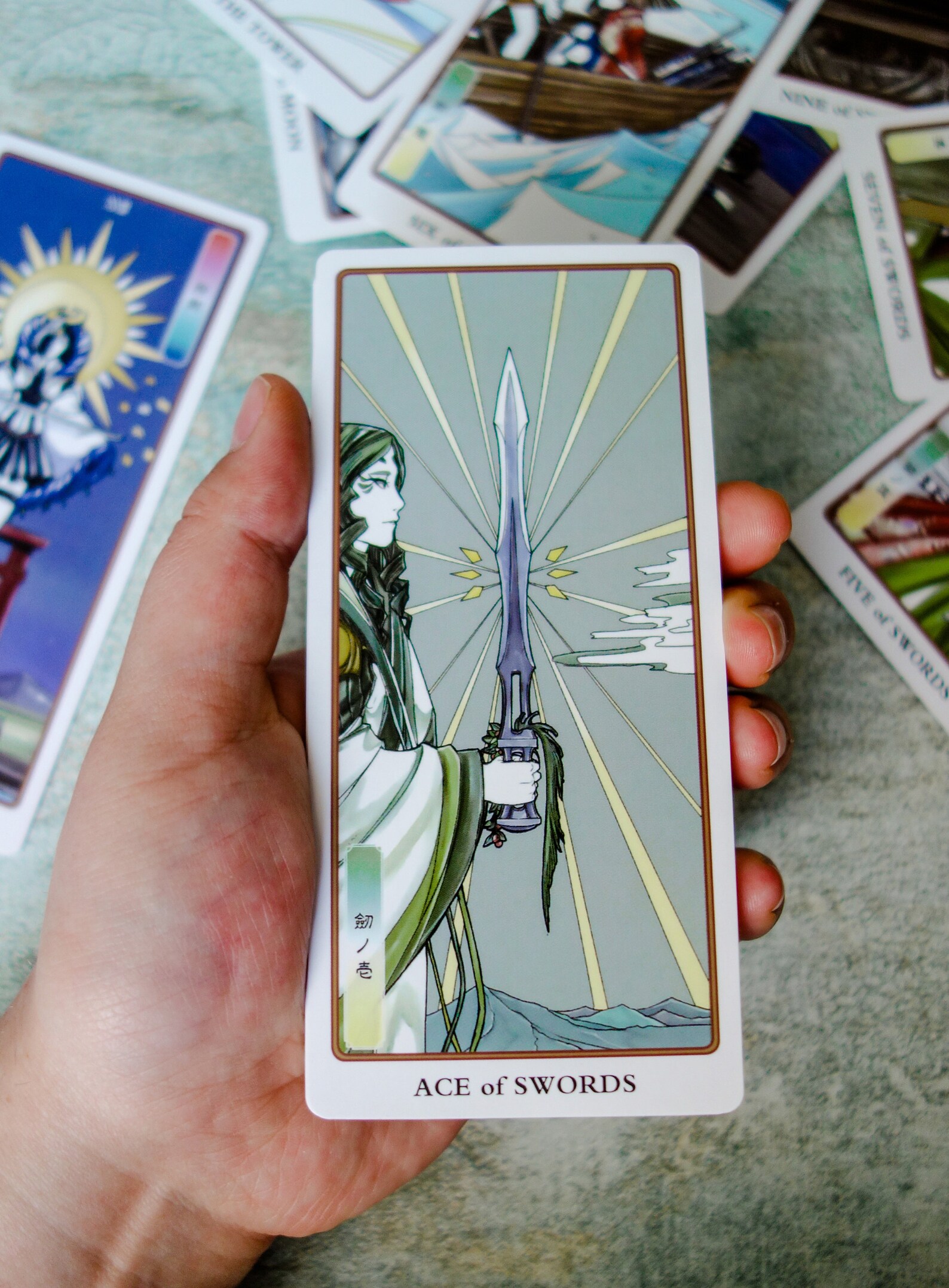 Japanese Myth Tarot Deck 78 Card Deck Divination Japan Etsy