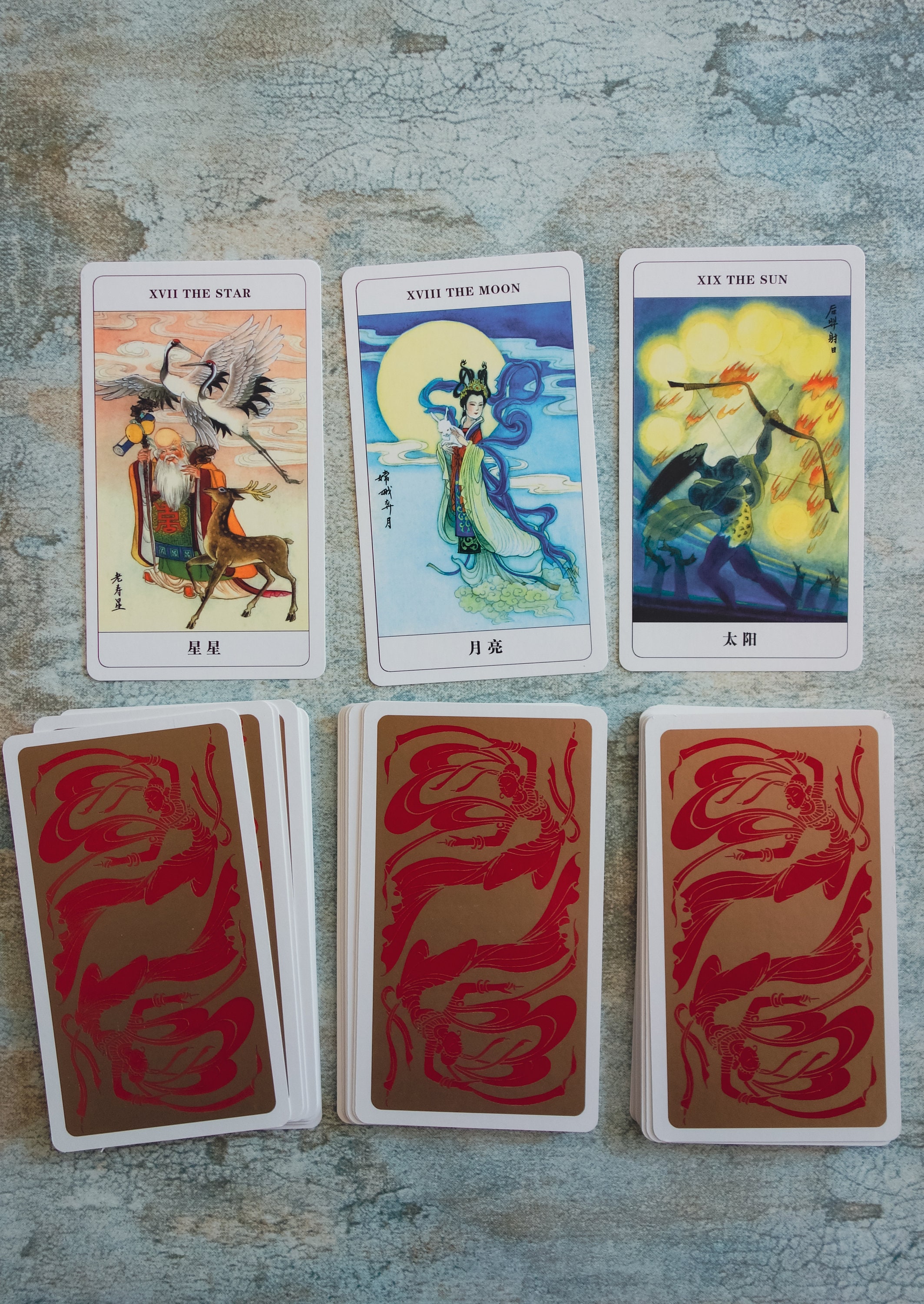 The Chinese Mythology Tarot Asian Tarot China Chinese Etsy