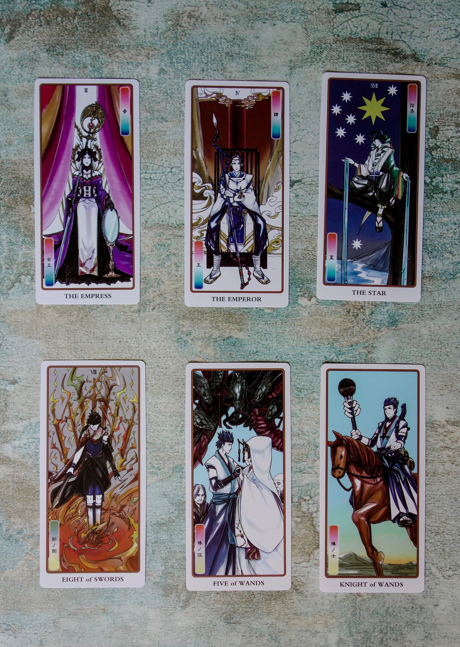 Japanese Myth Tarot Deck 78 Card Deck Divination Japan Etsy