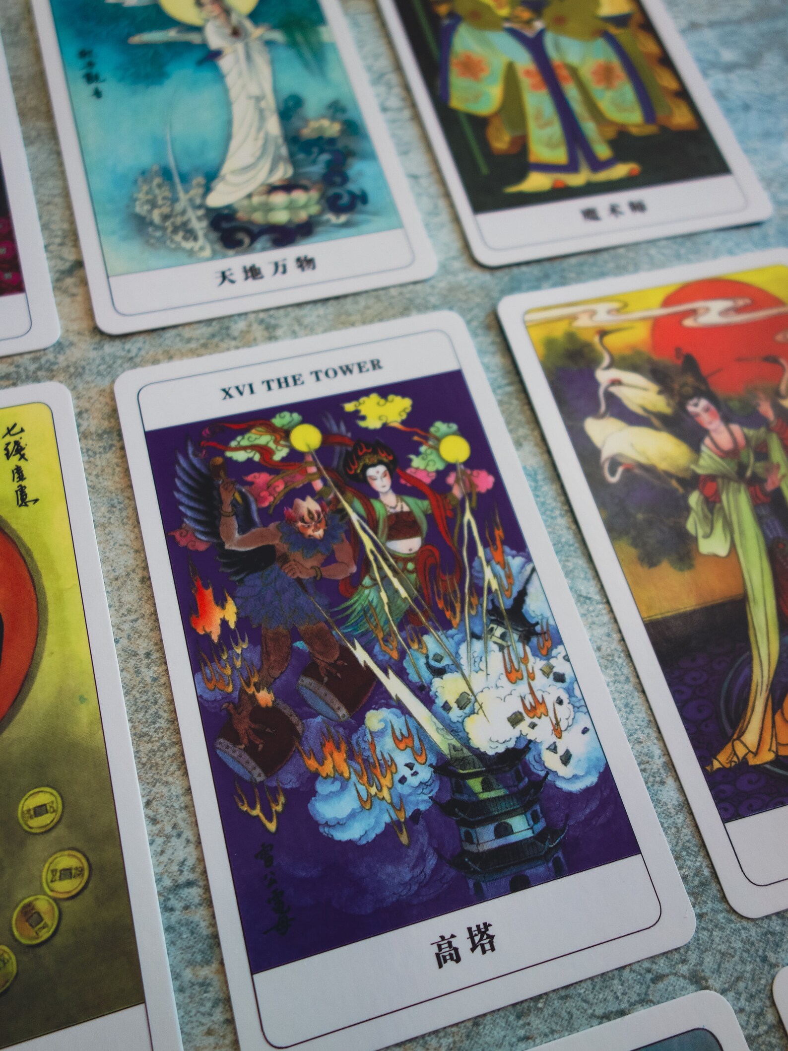 The Chinese Mythology Tarot Asian Tarot China Chinese Etsy