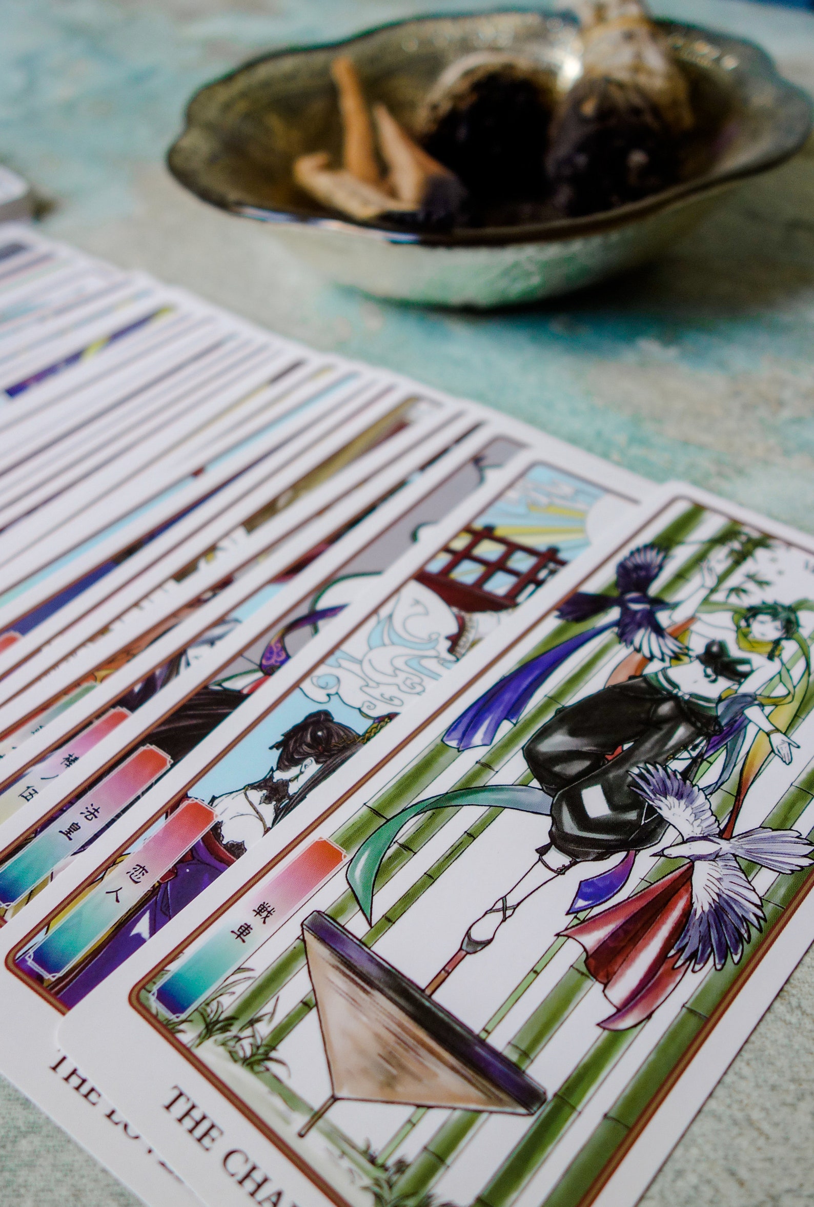 Japanese Myth Tarot Deck 78 Card Deck Divination Japan Etsy