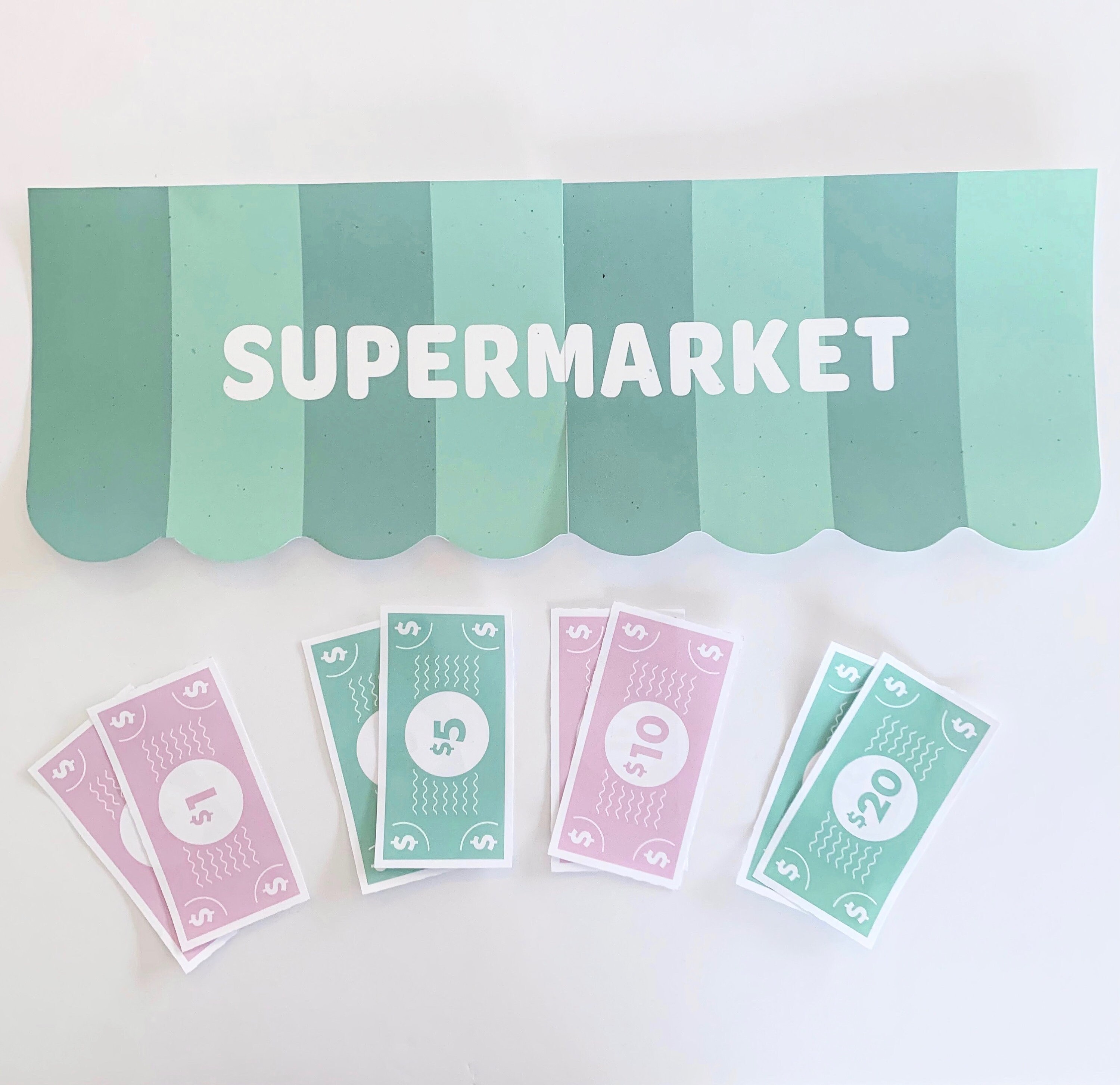 Pretend Play Money and Storefront Printables - Etsy