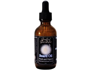 Beard Oil Facial Serum; All Natural & Organic