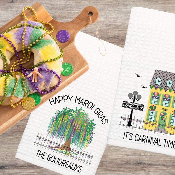 mardi gras salad plates