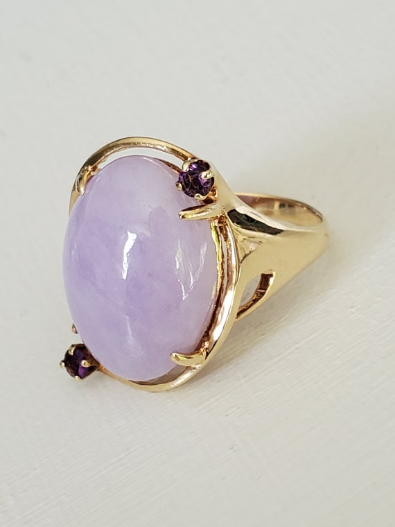 Lavender Jade Ring