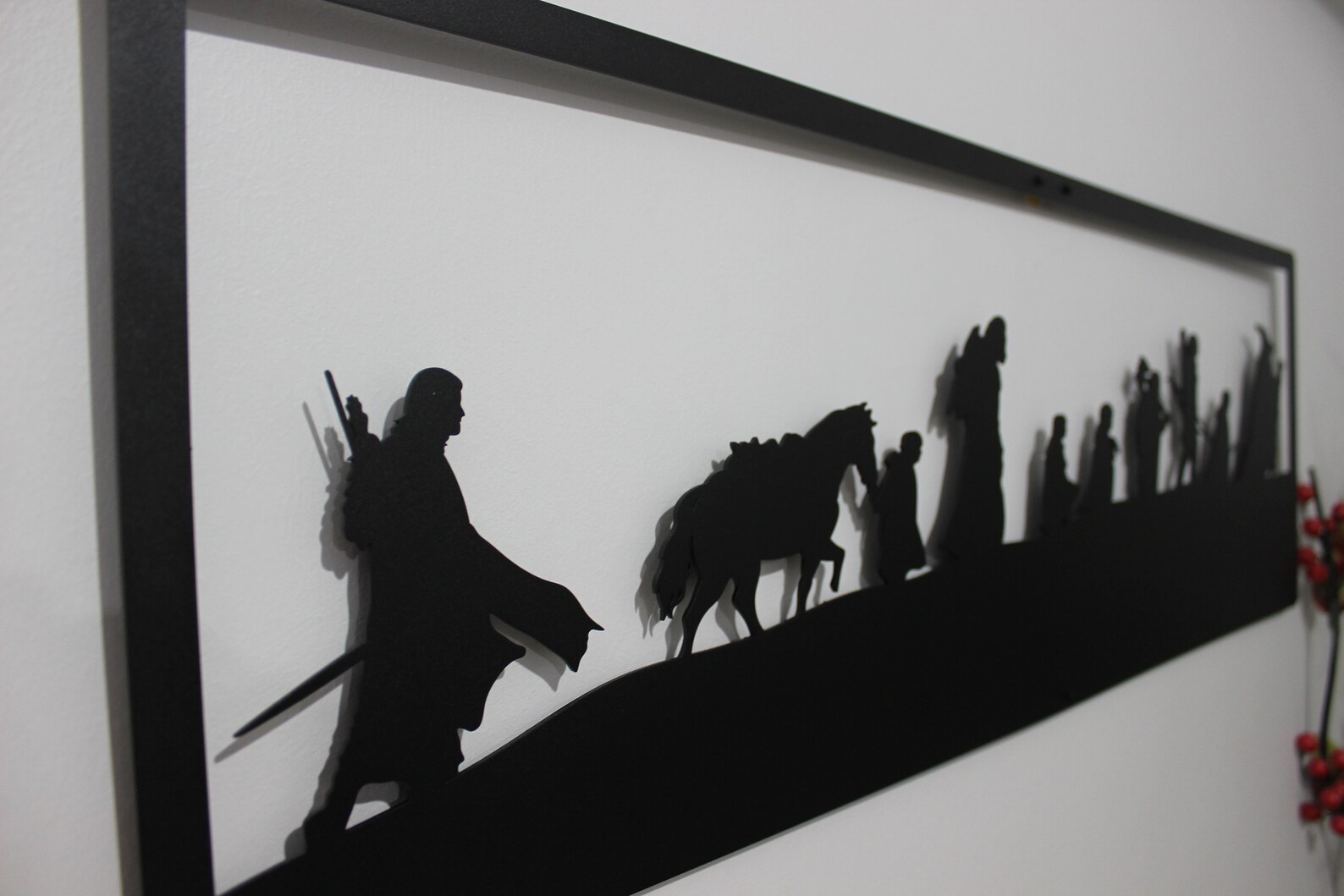 Lord Of The Rings Metal Wall Art Decor Lotr Gift The Hobbit Etsy