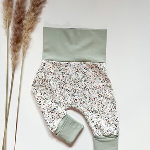 Gift set baby, first birth set consisting of bloomers and scarf, bloomers baby, baby pants image 7