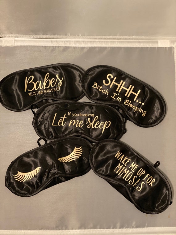 Eye masks funny sayings Etsy