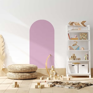 Vivid Lilac Boho Arch Wall Decals, Arch Wall Sticker, Girls  Wall Sticker, Girls Room Wall Decal, Girls Nursery Decal, Girls Playroom Decal
