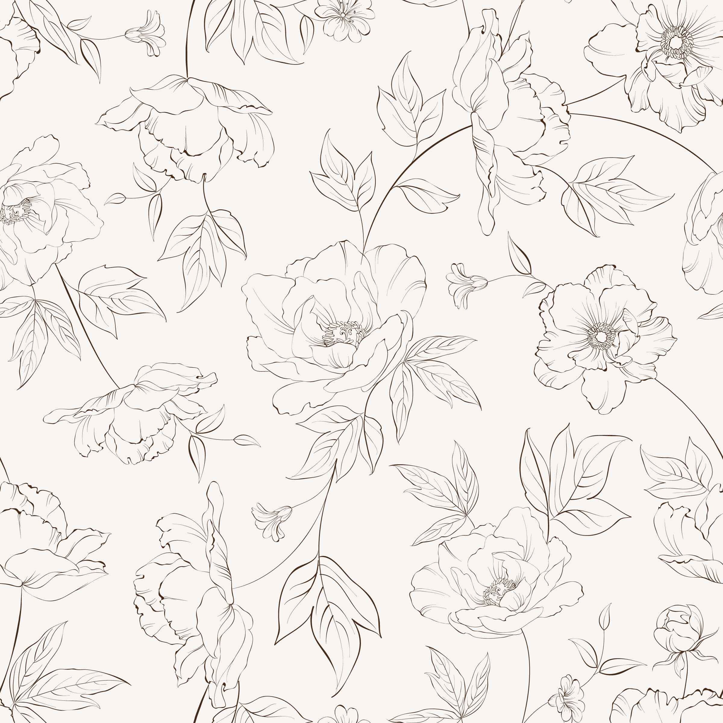 Delicate Floral | Girls Room | Girls Nursery | Classic Floral | Girls Wallpaper | Girls Nursery Wallpaper | Girls Floral Wallpaper