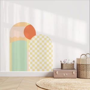 Abstract Arch Decal, Arch Wall Sticker, Arch Wall Decal, Girl Room Decal, Boy Room Decal, Girl Wall Sticker, Boy Wall Sticker, Arch Decal