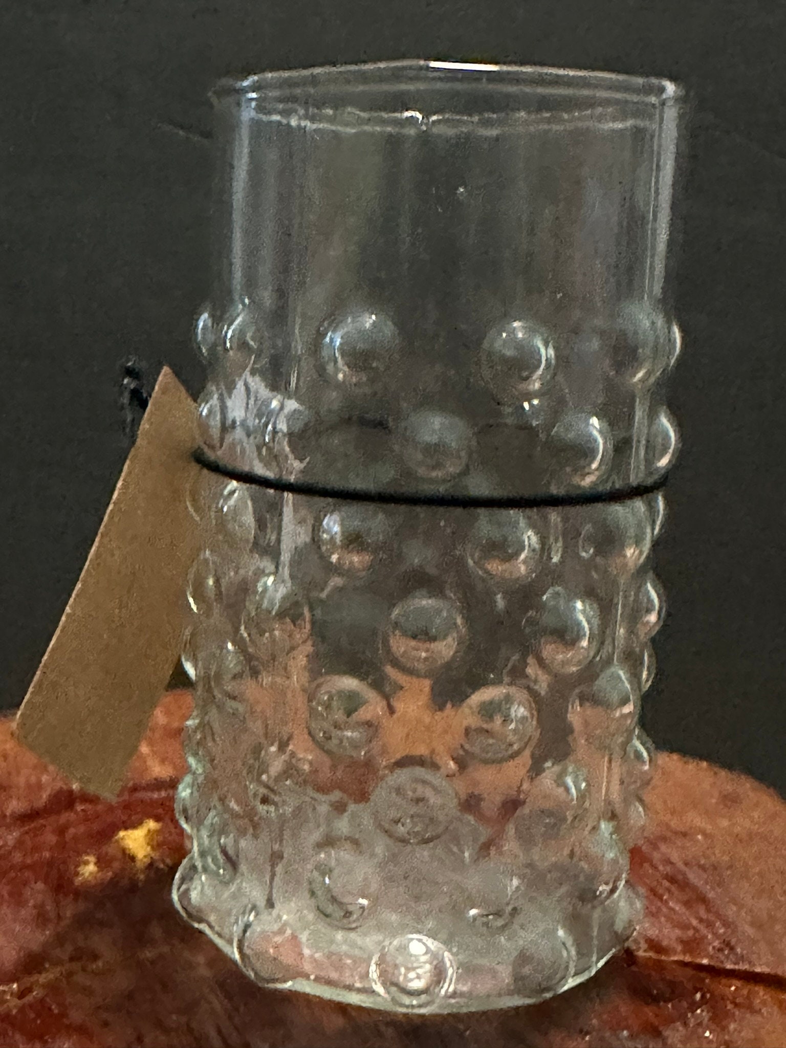 Vintage Mud Pie Etched Dot 8 Oz Drinking Glass - Etsy