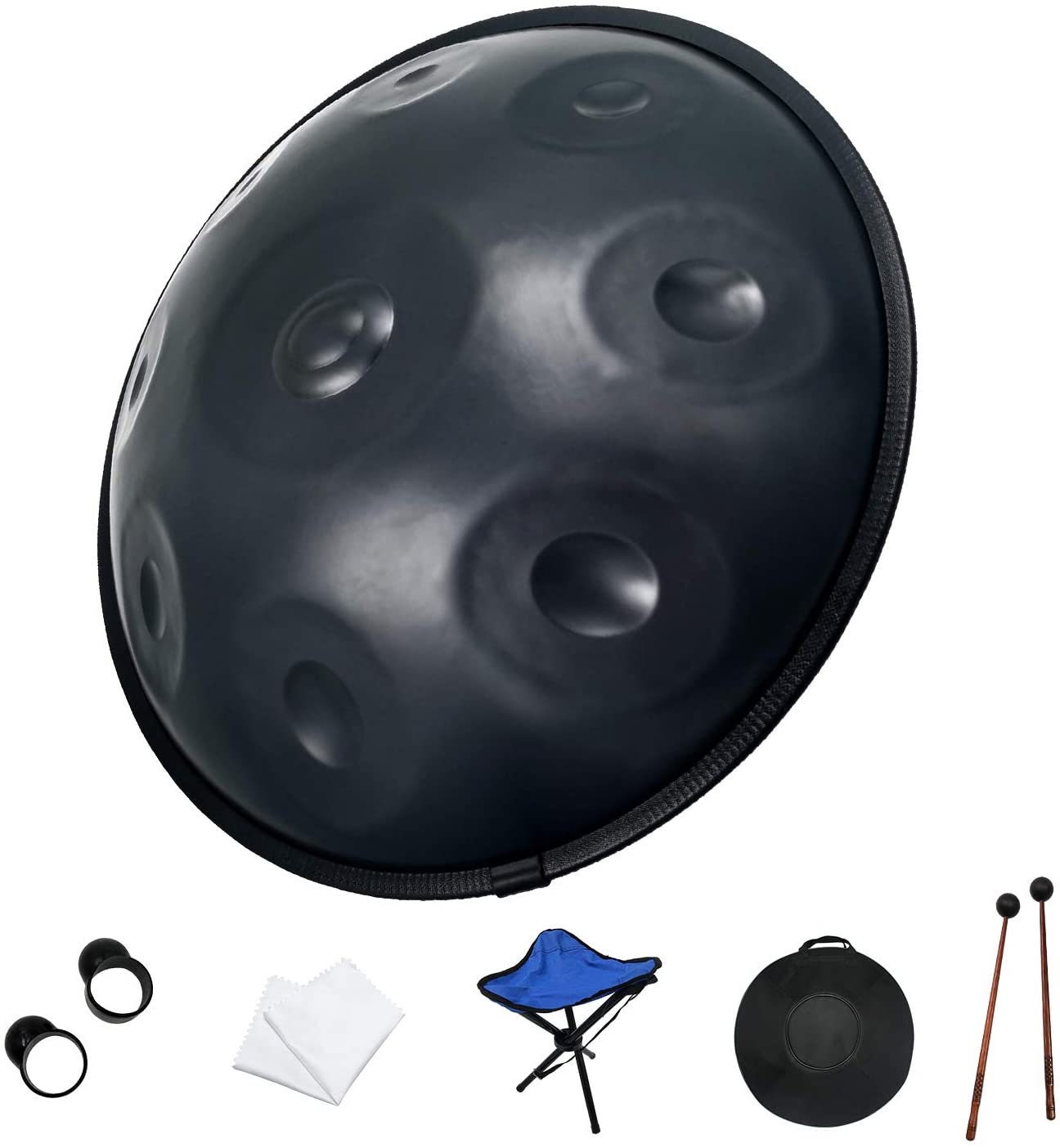 Handpan Steel Drums Instrument de musique D Mineur 9 Notes 22 Etsy