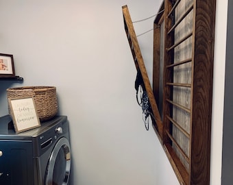 Wood Drying Rack Etsy