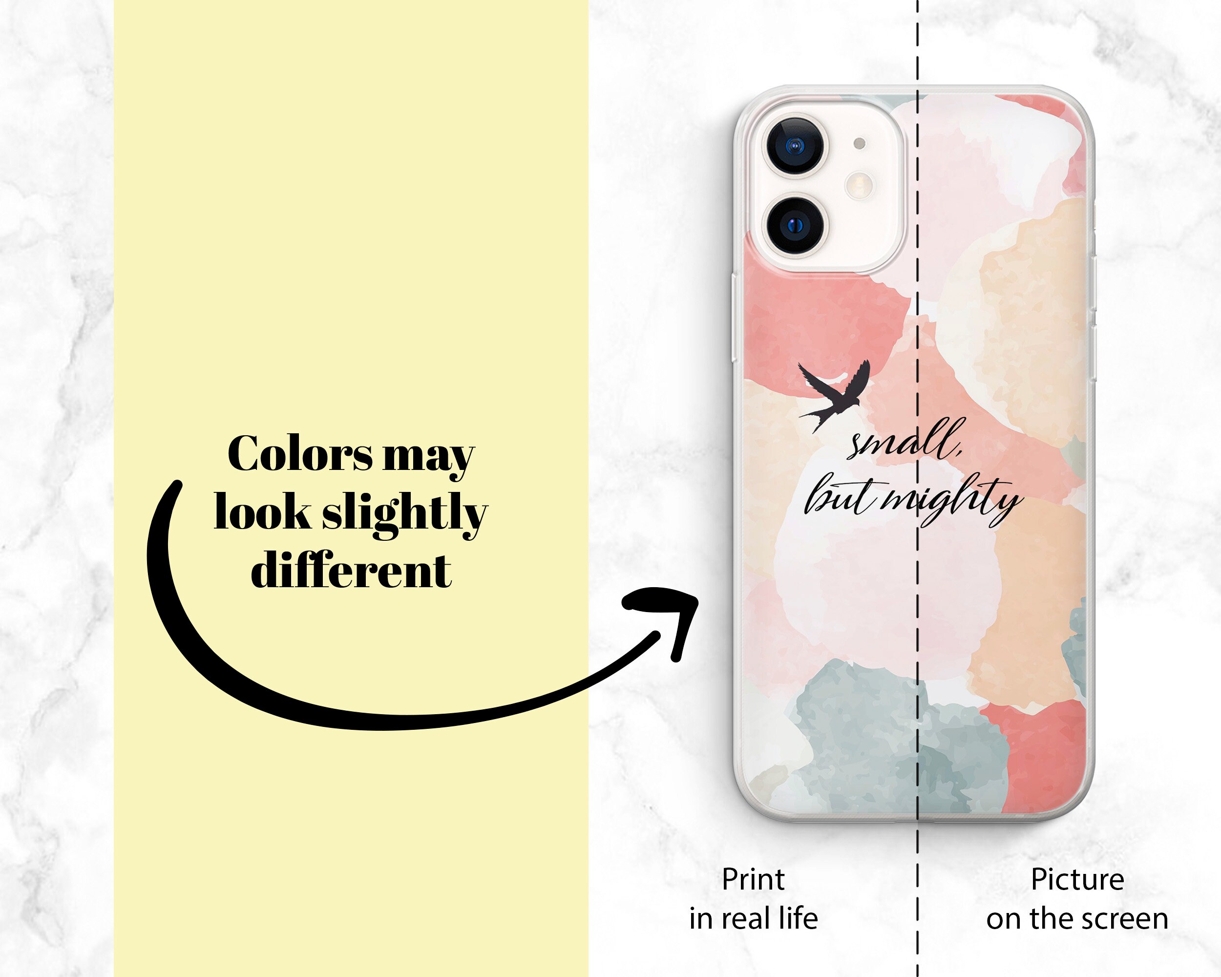 Quote Phone Case Aesthetic Art Cover fits for iPhone 12Mini Etsy