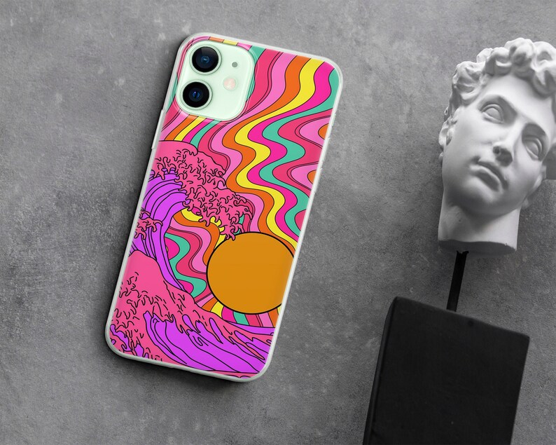 Japanese Art Phone Case Kanagawa Wave Cover for Iphone 13 Pro Etsy