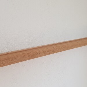 EKFJAELL Bilderleiste Aus Eiche – 40 Cm Breit, 10 Cm Tief, Wandregal Für Bilder, Deko, Bücher In Jedem Raum