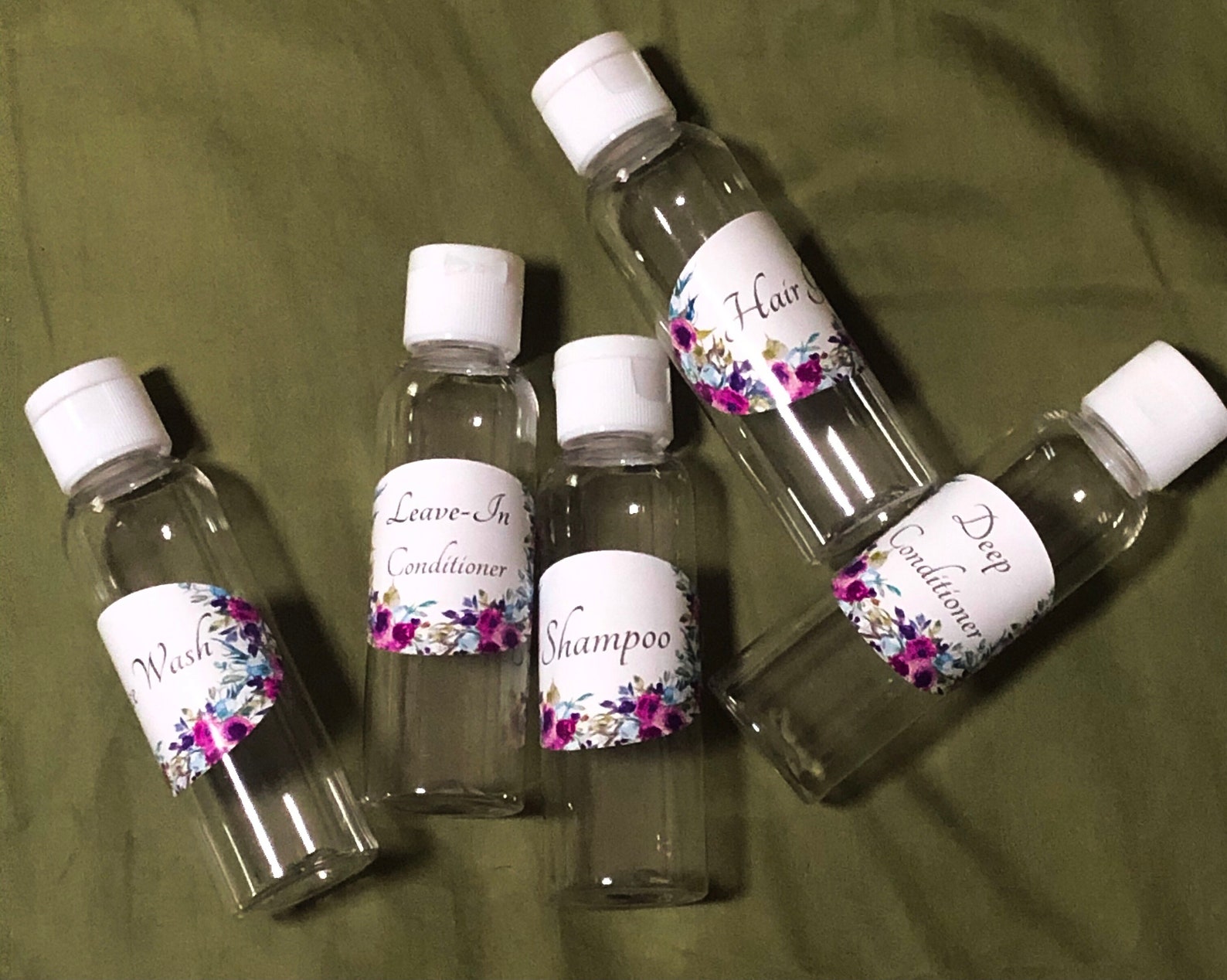 Floral Toiletry Printable Labels Etsy