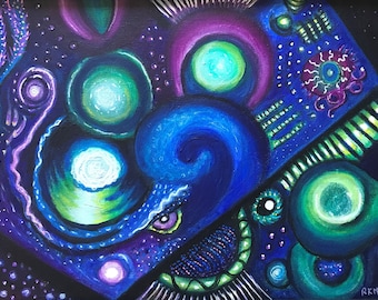 Mixed Emotions Original Acrylic on Canvas Painting