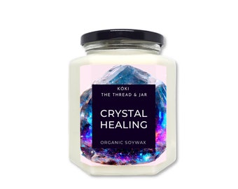 Crystals Healing Jars