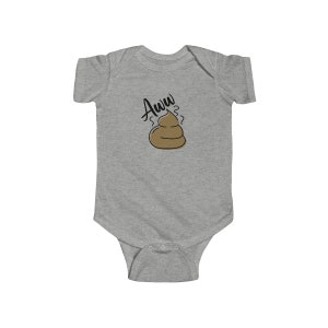 Aww Poop Infant Fine Jersey Bodysuit