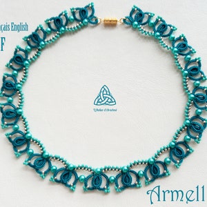 Necklace shuttle tatting tutorial