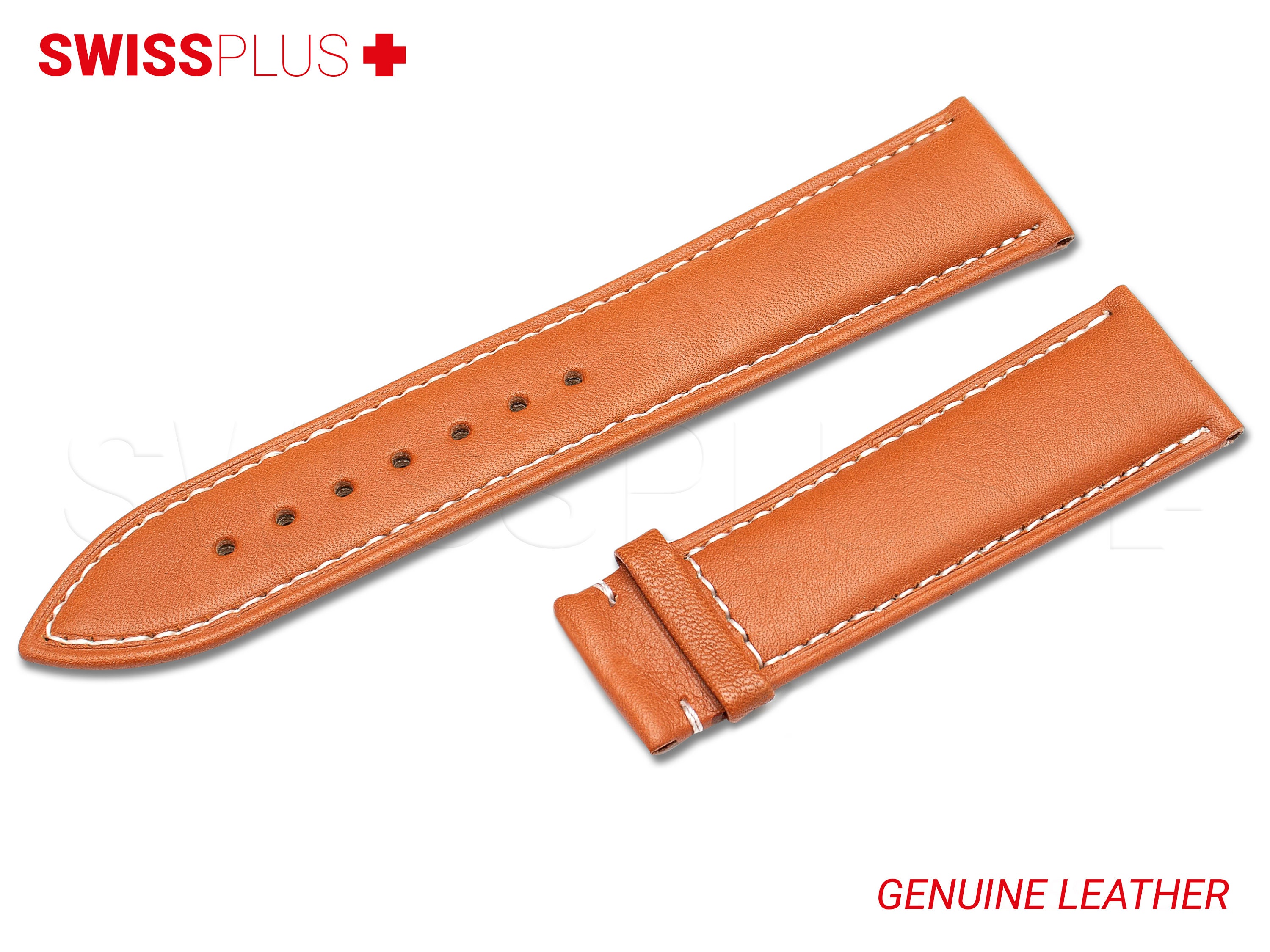For TISSOT Watch Strap Smooth Flat Padded Genuine Leather Etsy
