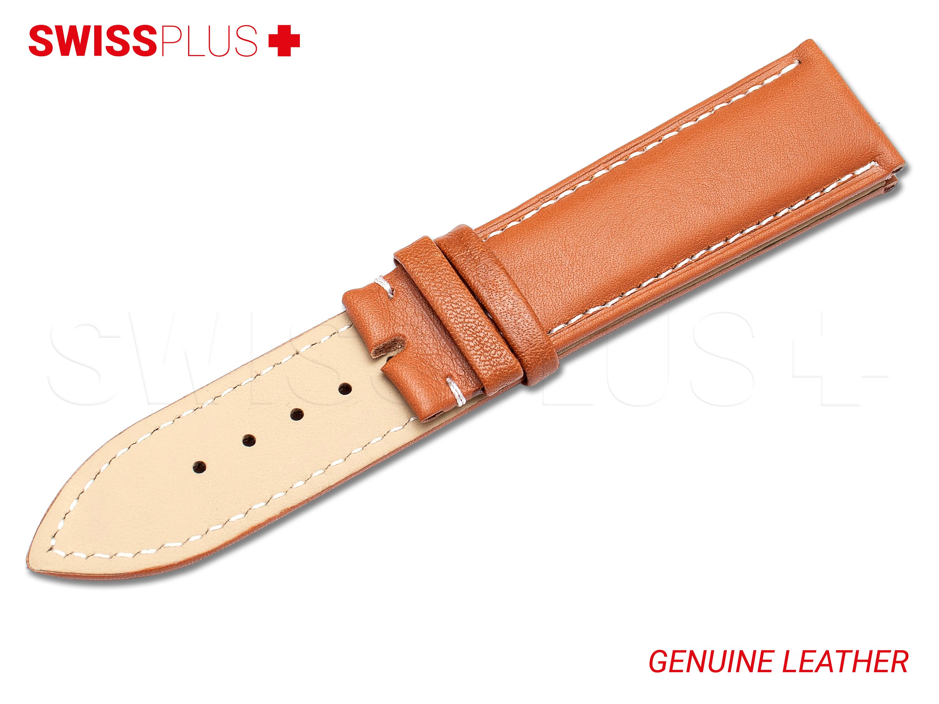 For ZENITH Watch Strap Smooth Flat Padded Genuine Leather Etsy