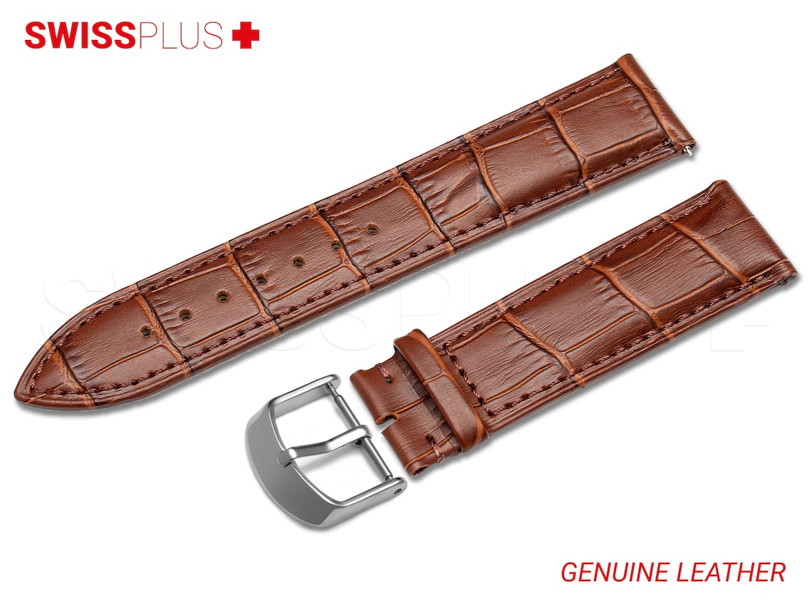 For BULOVA Watch Genuine Calf Leather BROWN Strap Band Etsy