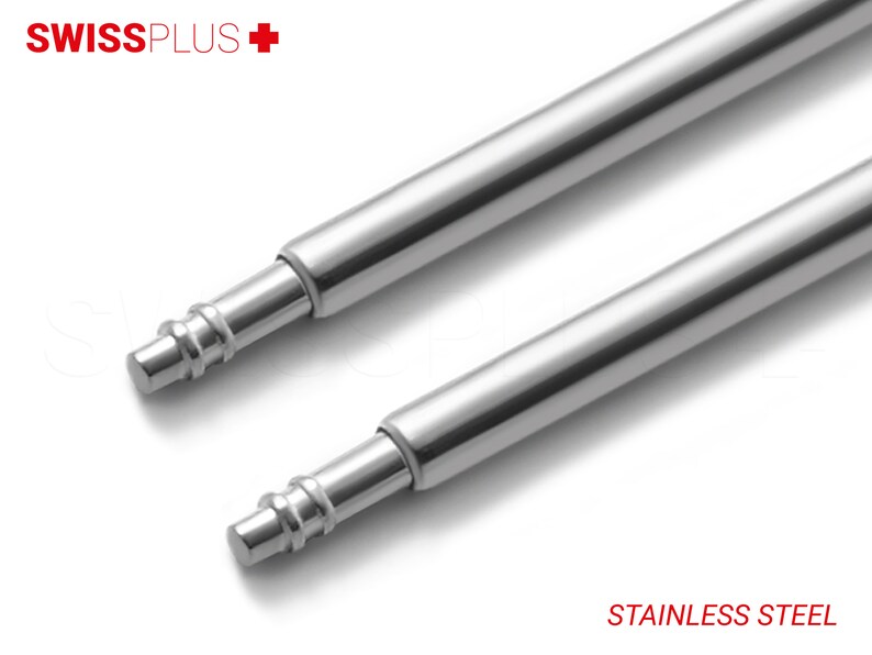 For CERTINA Curved Stainless Steel L316 Pins Spring Bars With Removal Installation Tool Leather Rubber Steel Strap Band Bracelet 18-24mm